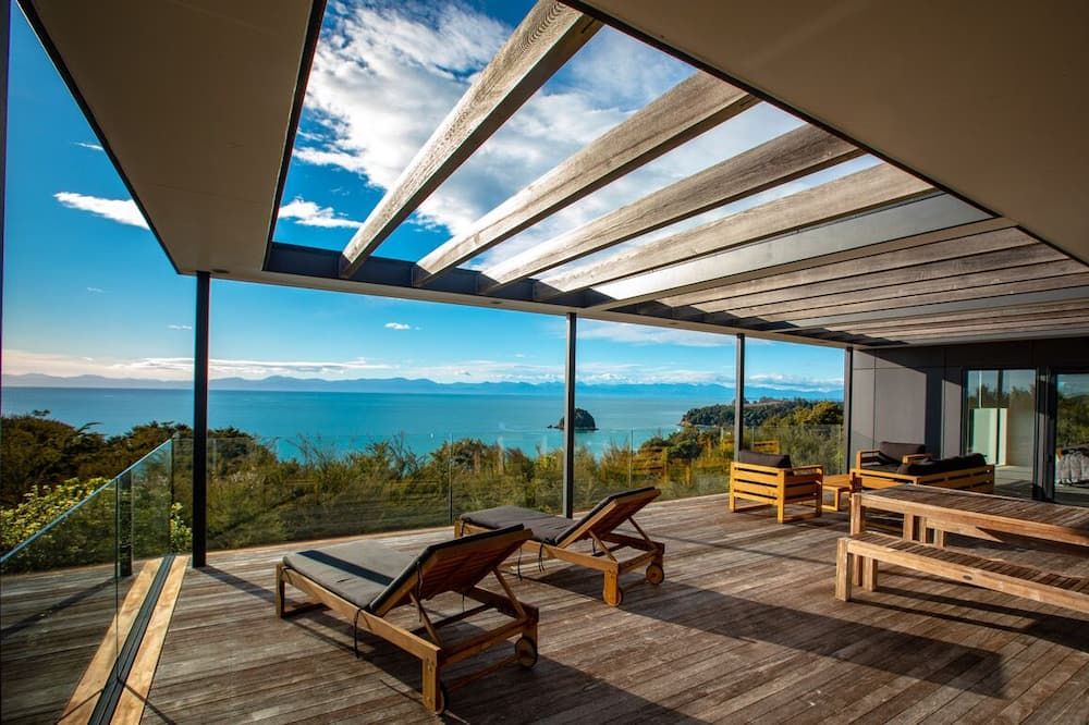 Quality home with stunning beach and magic views - Kaiteriteri - Balcon