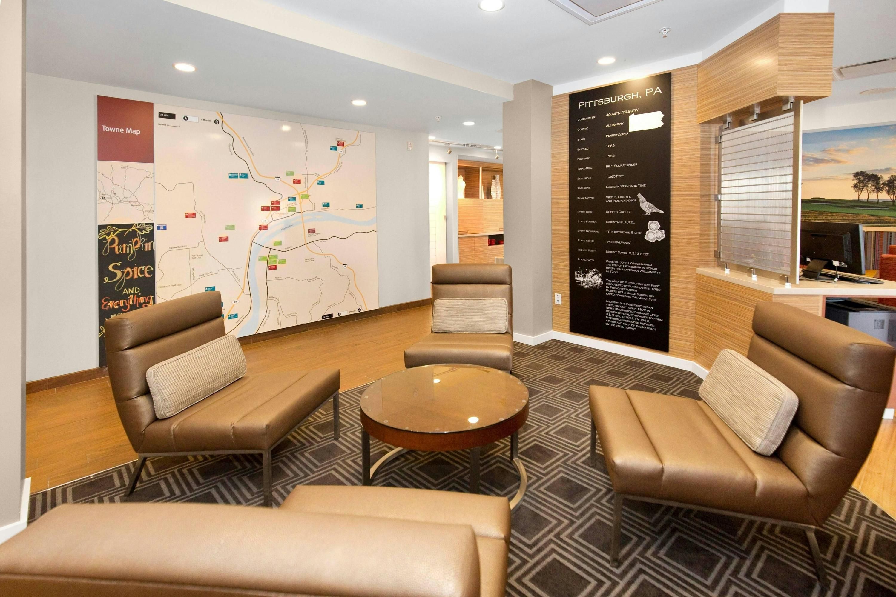 TownePlace Suites by Marriott Pittsburgh Harmarville - פיטסבורג - טרקלין