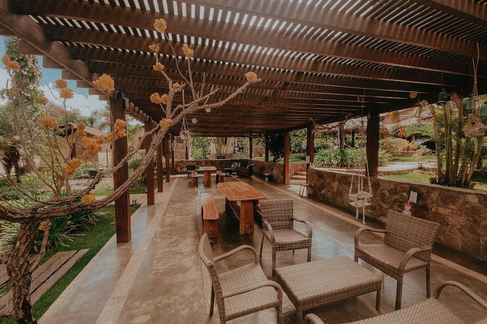 بوسادا ريكانتو دا جراند باز - ألتو بارايسو دي غوياس - شرفة مرصوفة