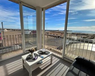 Studio magnifique vue mer et port - Valras-Plage - Balcony