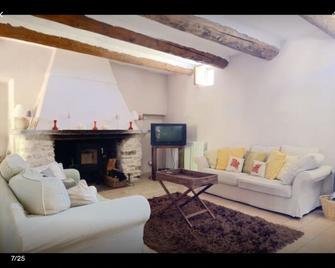 Traditional House with Pool, restored in old style, in Luberon, Provence - Menerbes - Living room