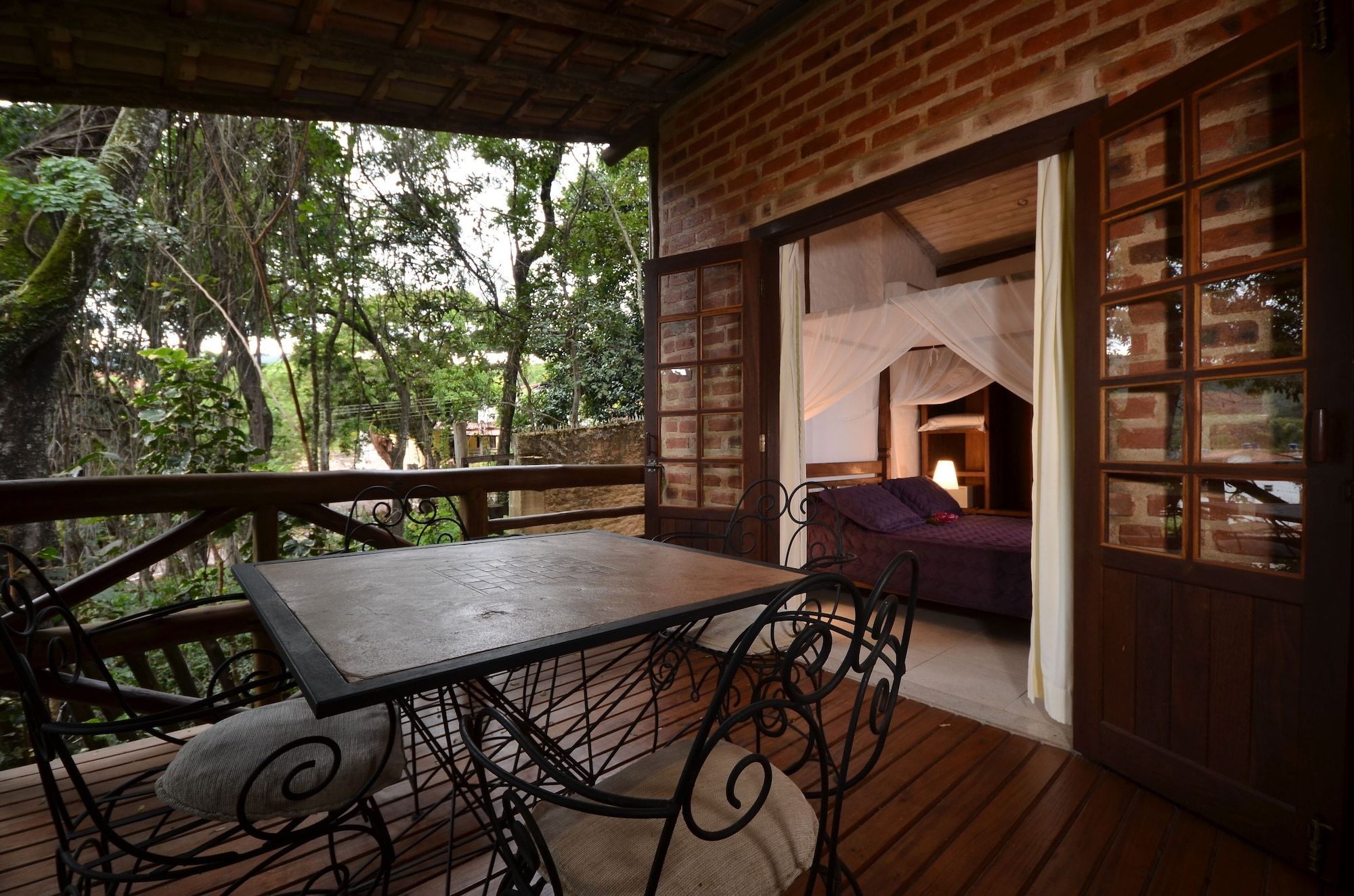 Pousada Vila Serrano - לנקואה - מרפסת