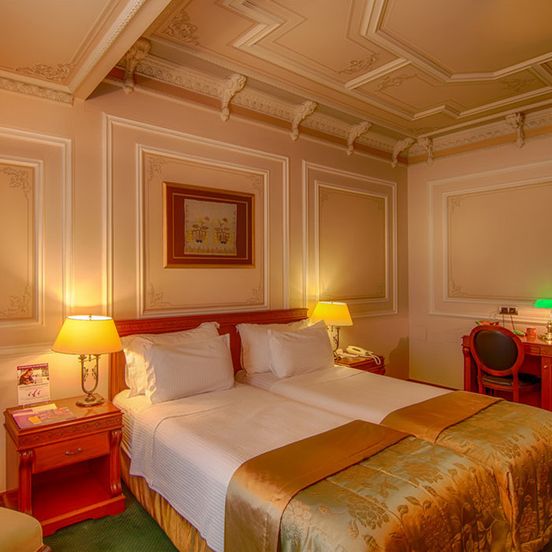 Bedroom view of Anemon Galata Hotel