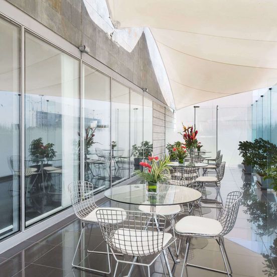 Patio view of Wyndham Costa del Sol Lima Airport