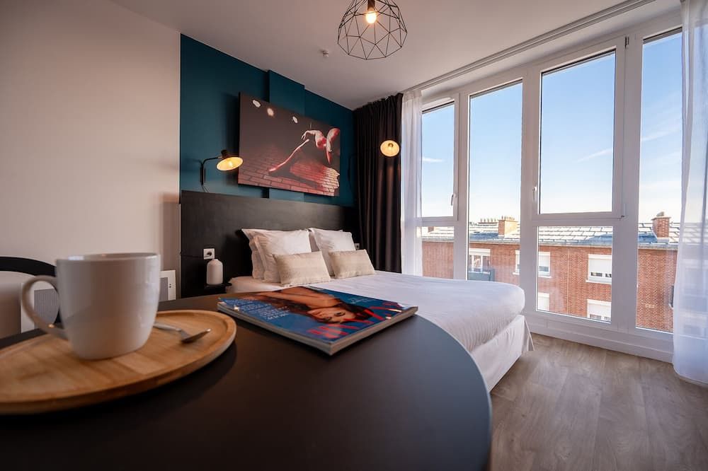 Nemea Appart Hotel Coliseum Amiens Centre - Amiens - Sypialnia
