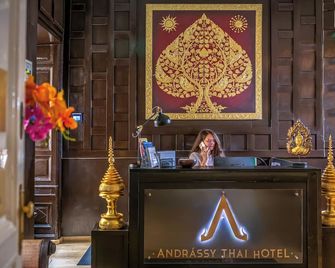 Andrássy Thai Hotel - Budapest - Recepción