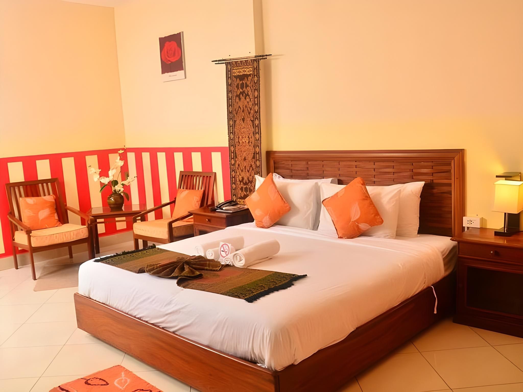 New Rose Boutique Hotel - ויינטיאן - חדר שינה