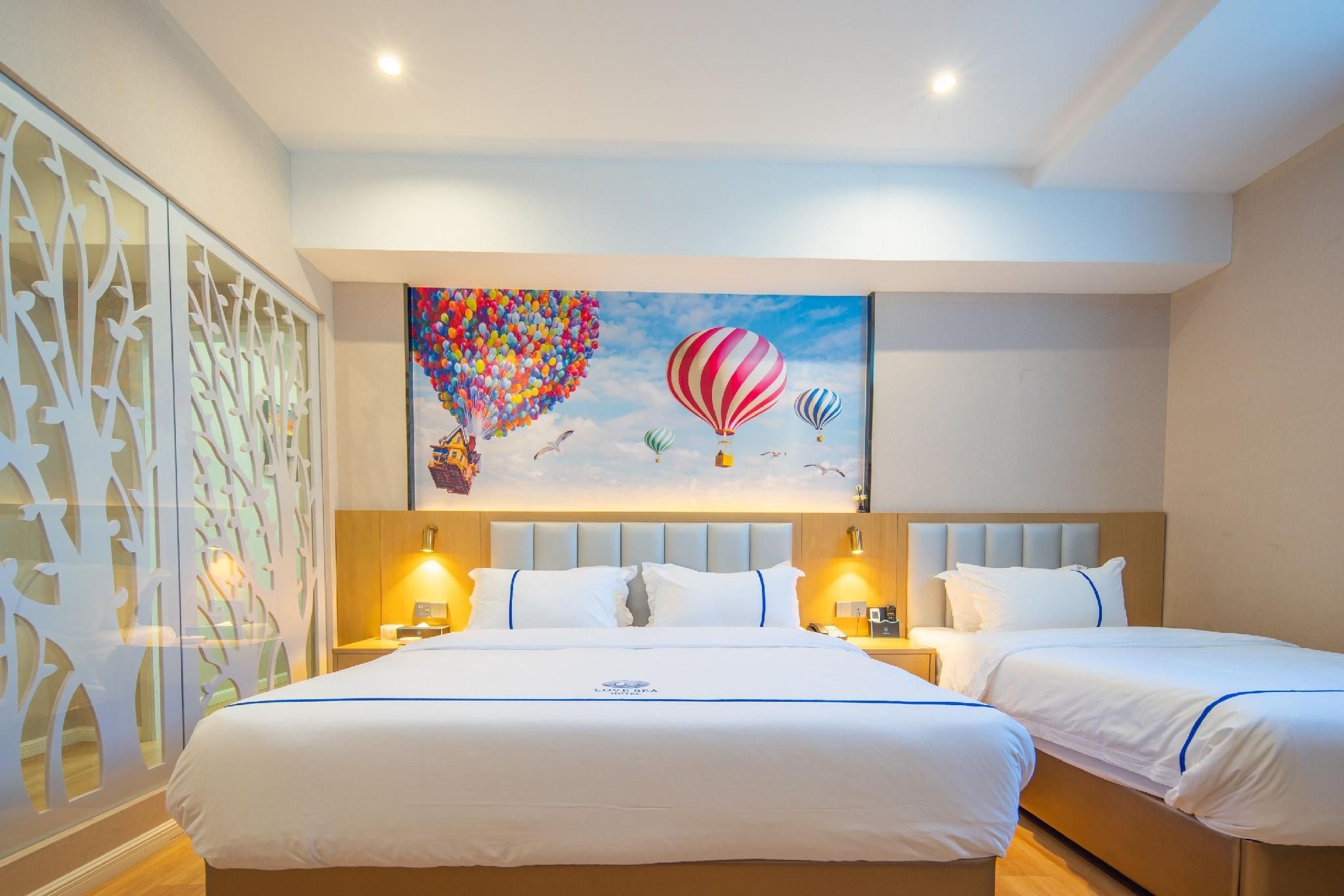 Aegean Art Hotel (Chaozhou People's Square Fortune Center) - Chaozhou - Camera da letto