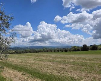 Panoramic country Villa 6/7 people in Tuscany, bbq, wood-fired oven, heating - Sarteano - Vista del exterior
