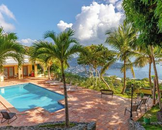 2 Bedroom 2 Bathroom Home with Large Pool and Amazing Views of the Caribbean Sea at Coconut Cottage - Saint Thomas Island - Basen