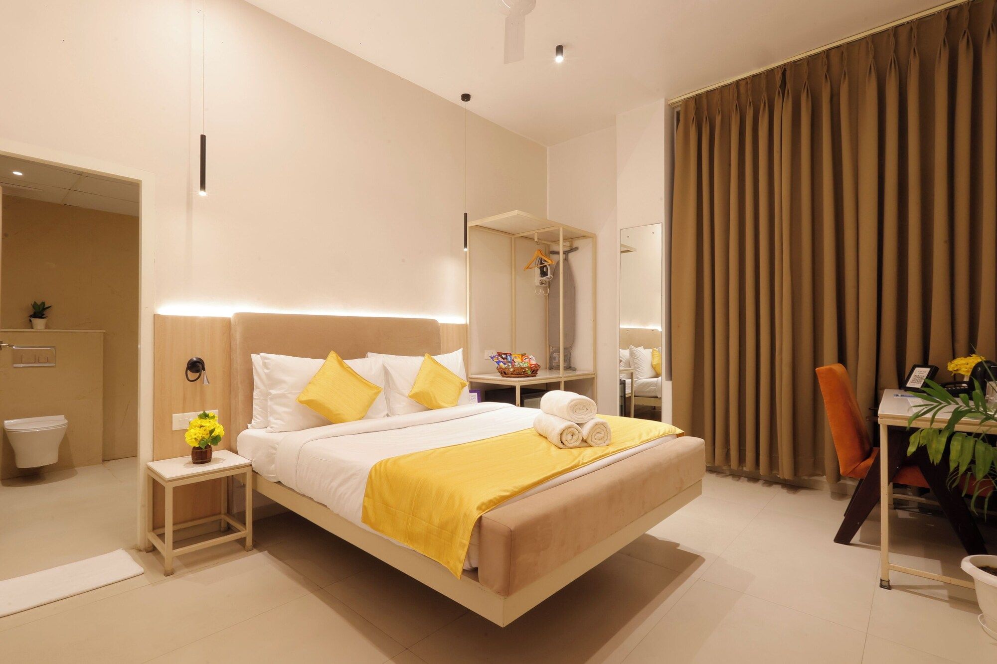 Hotel Varuna - ורנאסי - חדר שינה