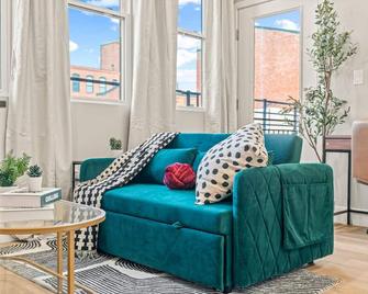 Modern 1BR Retreat in Fishtown - Filadelfia - Sala de estar