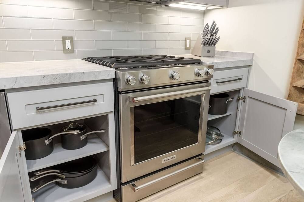 Bespoke 1 Bedroom - Private Patio & Fire Pit - סקרמנטו - מטבח