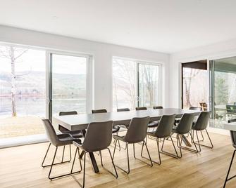 Chalet Le Panoramique Avec spa - Trois-Rives - Comedor