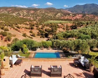 Amazing 'beldi-chic' villa with swimming pool & breathtaking view! - Ouirgane - Piscine