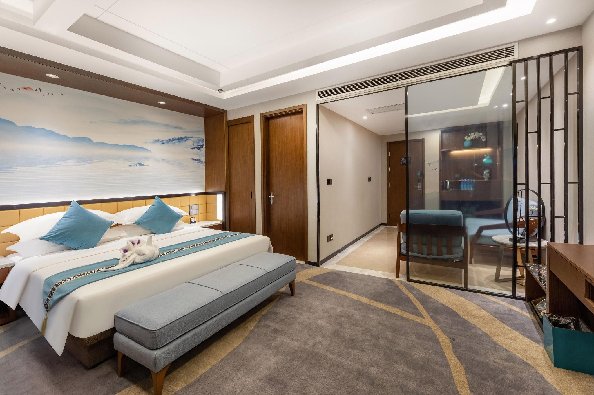 Suzhou Weisheng Tianping Grand Hotel - سوزهو - غرفة نوم