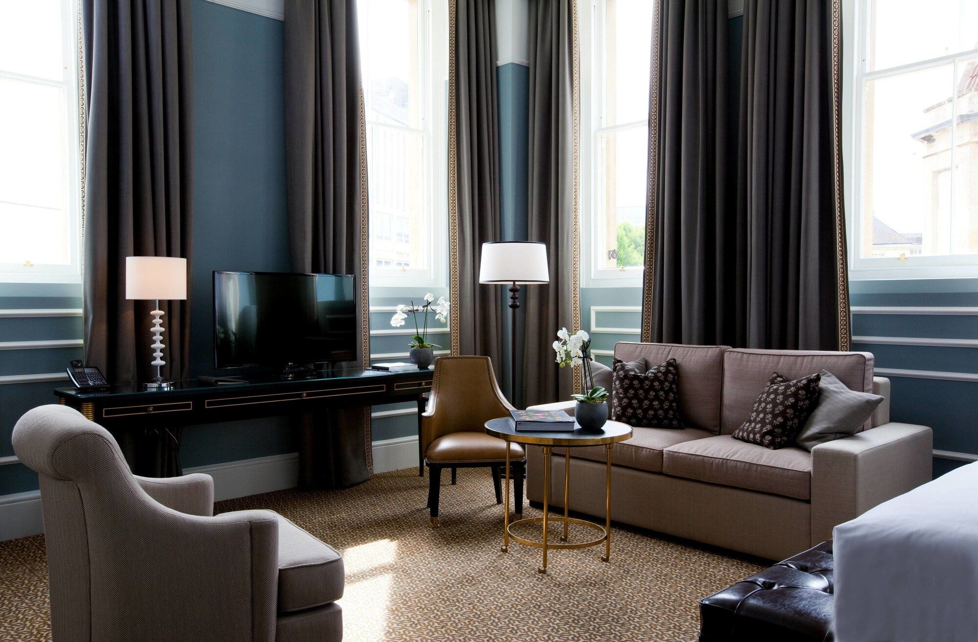 ذا جينسبورو باث سبا - باث - غرفة معيشة