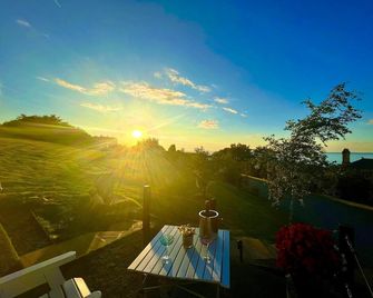 The Pod & Cwtch luxury accommodation - Aberaeron - Balcony