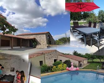 Renovated barn of 125 m² at 10 from Puy du Fou. Large outdoor space. - La Gaubretière - Piscina