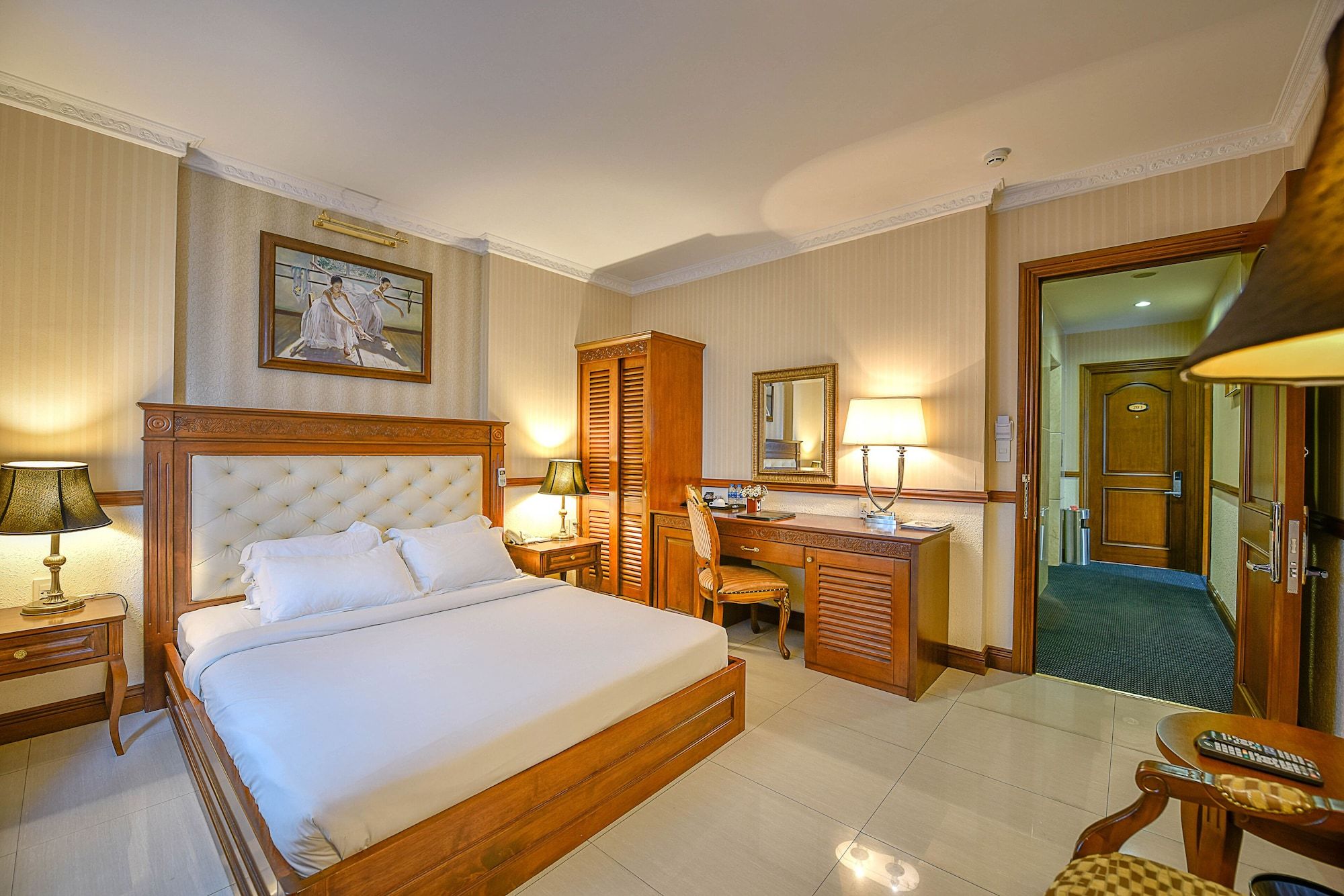 بوتيك جاردن هوتل - هوتشي مين سيتي - غرفة نوم