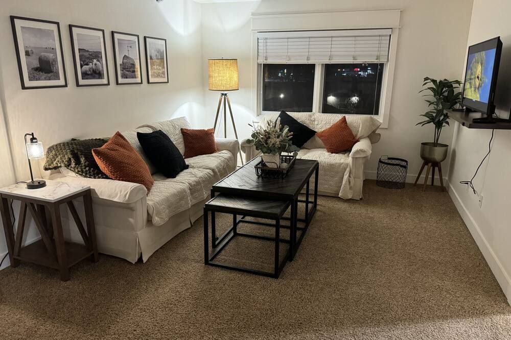 Cozy Modern Farmhouse Apartment - Sheridan - Living room