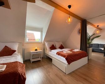 Suite Dilara By Ninja Spaces - 105qm Maisonette, Garten, Parkplatz - Арнсберг - Спальня