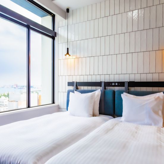 Bedroom view of Hotel Cocktail Stay Naha