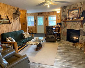 The Lazy Acorn Cabin - Cadillac - Living room