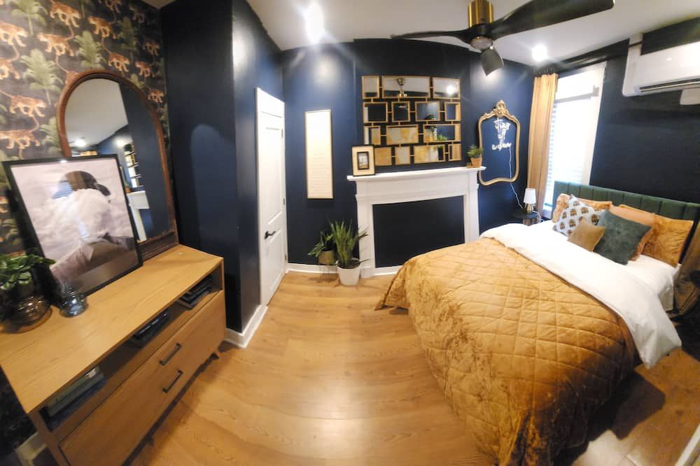 Modern Retro Hun Suite- Hampden 1 Br/1 Bth-On The Avenue - Near Jhu/ Downtown - Baltimore - Habitación