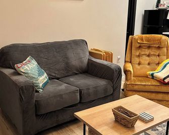 Brand new, modern, private, and cozy 430 sq. ft space across from city park! - Mobridge - Sala de estar