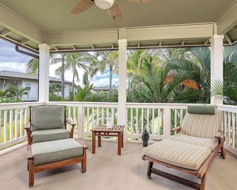 Luxury Ko Olina 2 story resort villa - 5 minutes walk to the beach! - קאפולאי - מרפסת