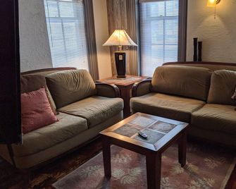 Rustic Downtown Utica Apartment - Utica - Olohuone
