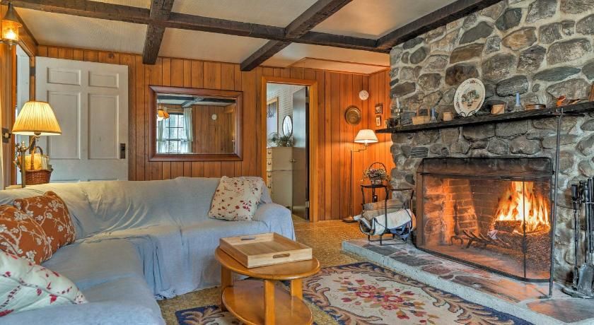 East Otis Reservoir Cabin w/ Porch - Walk to Lake!