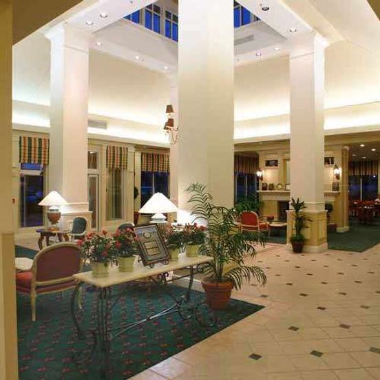 Lobby view of Hilton Garden Inn Tulsa Airport
