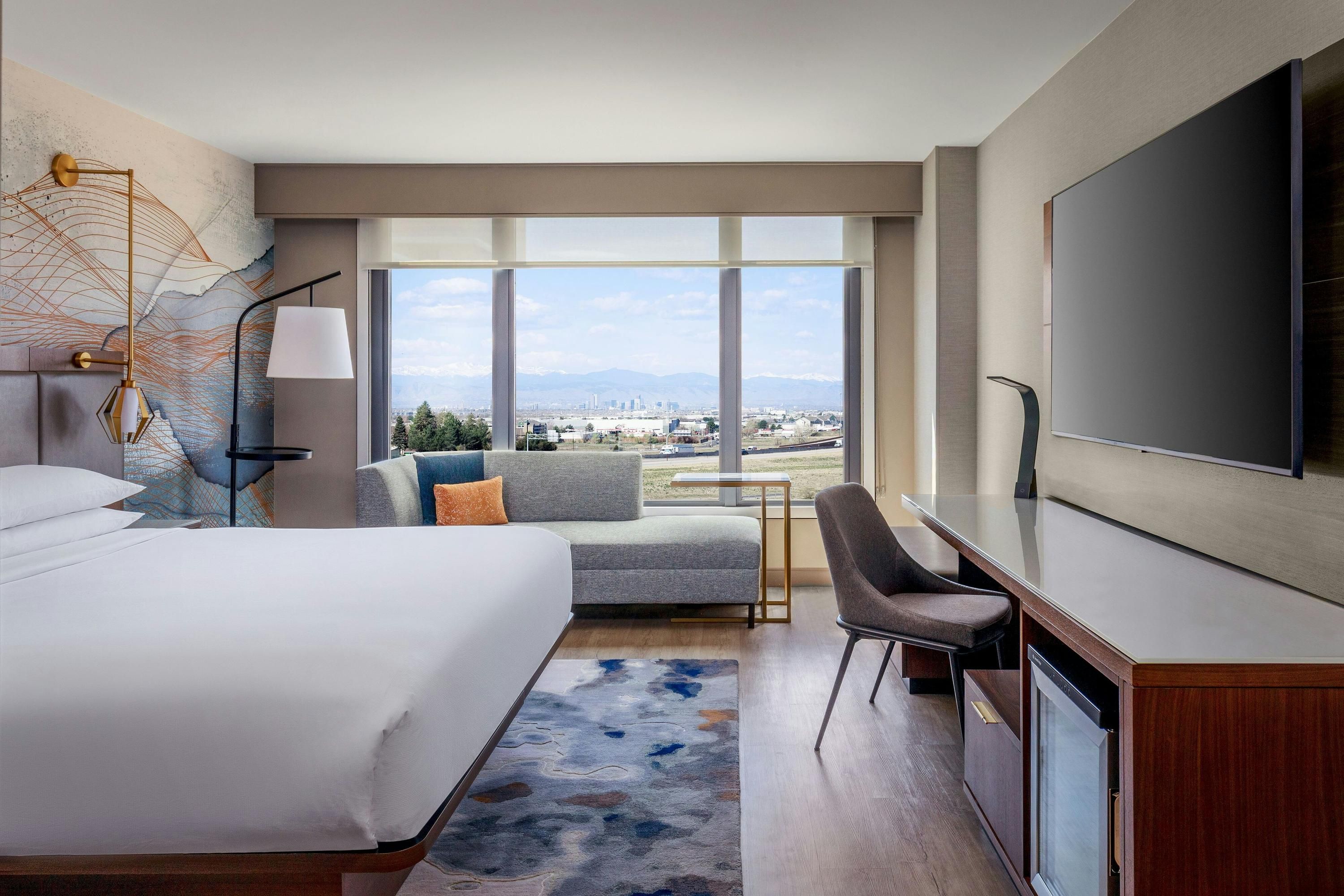 Denver Airport Marriott at Gateway Park - אורורה - חדר שינה