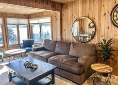 Lake George Waterfront with Dock Space, fire pit and game room! - Ticonderoga - Living room