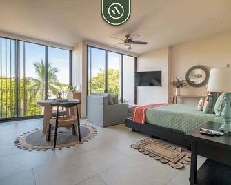 Full Equipped Studio - Amazing Rooftop Pool - Oceanview - Bucerías - Habitación