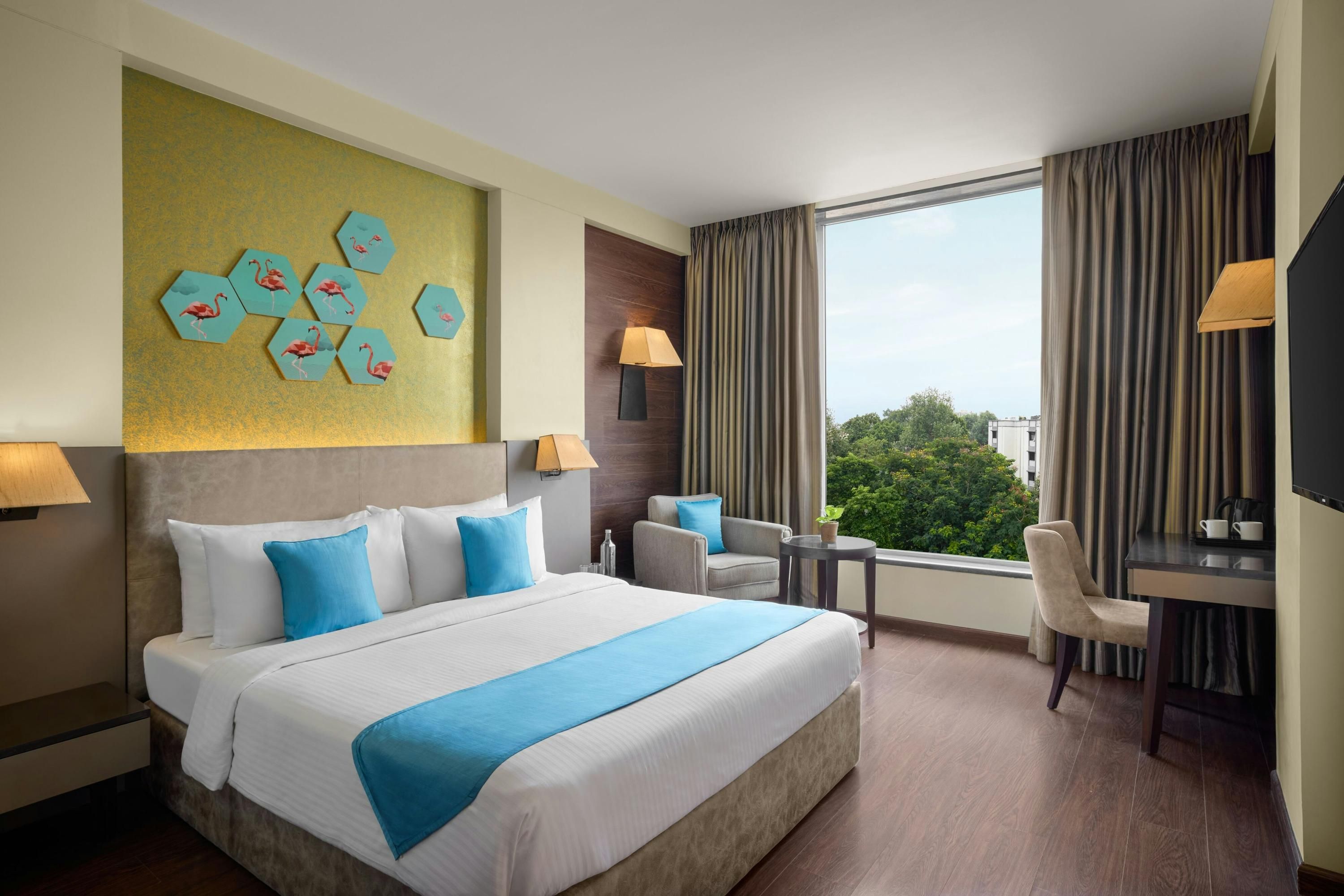 The Fern Vadodara, Series by Marriott - Vadodara - Schlafzimmer