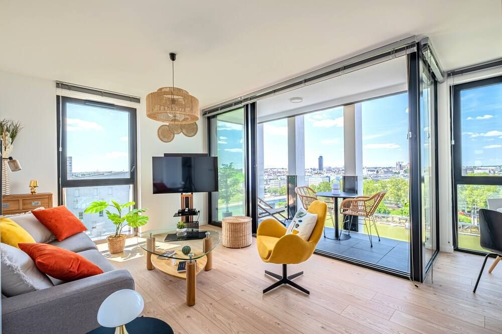 Loire Enchantée - Appt sur l'île de Nantes - Nantes - Living room