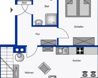 Ferienwohnung Wrixumer Marsch - Wyk auf Föhr - Floorplan