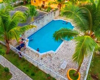 Villa Sol Apartments in Punta cana with Panoramic View Pool lights at Night - Bavaro - Pool