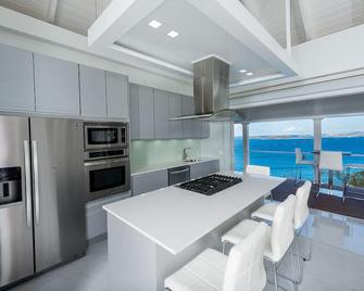 \'172-5 Star Reviews!\' \'Sleek, Ultra-Modern Cottage w/Ocean views, for Two\' - Cruz Bay - Kitchen