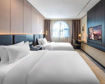 Greentree Eastern Hotel Tianjin Heping District Wu Avenue Xiaobailou Metro Station - 톈진 - 침실