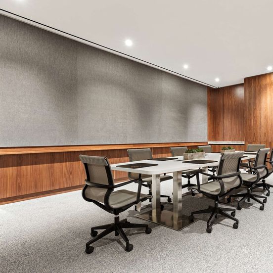 Conference room view of Grayson Hotel