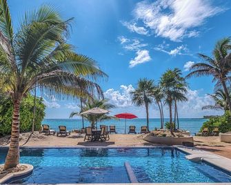 Comfortable, modern condo with beautiful ocean views, swimming pool, AC! - Akumal - Pool