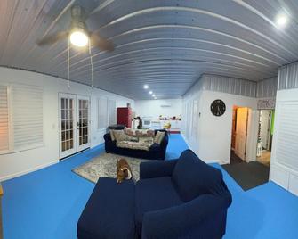 Hartford Art House BnB A very eclectic BnB 900 sqft interior/patio, sleeps 6 - Hartford - Wohnzimmer