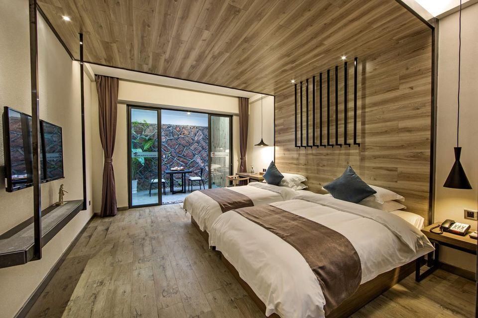 Wuyishan Yuejiuqu Hotel (Zhuyu Wharf) - شانغراو - غرفة نوم