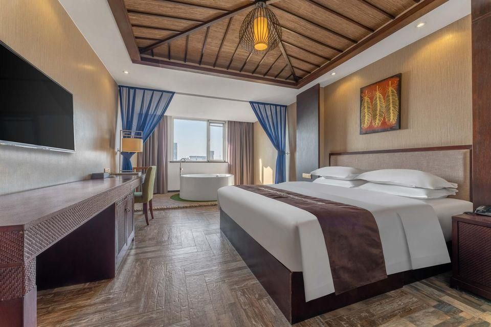 Sansejin Theme Hotel (Kaifeng Millennium City Park) - Kaifeng - Bedroom