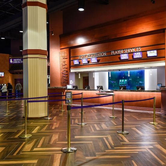 Front desk view of Wheeling Island Hotel-Casino-Racetrack