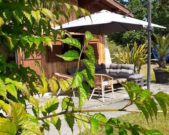 Pleasant house on large plot with swimming pool - Le Porge - Patio